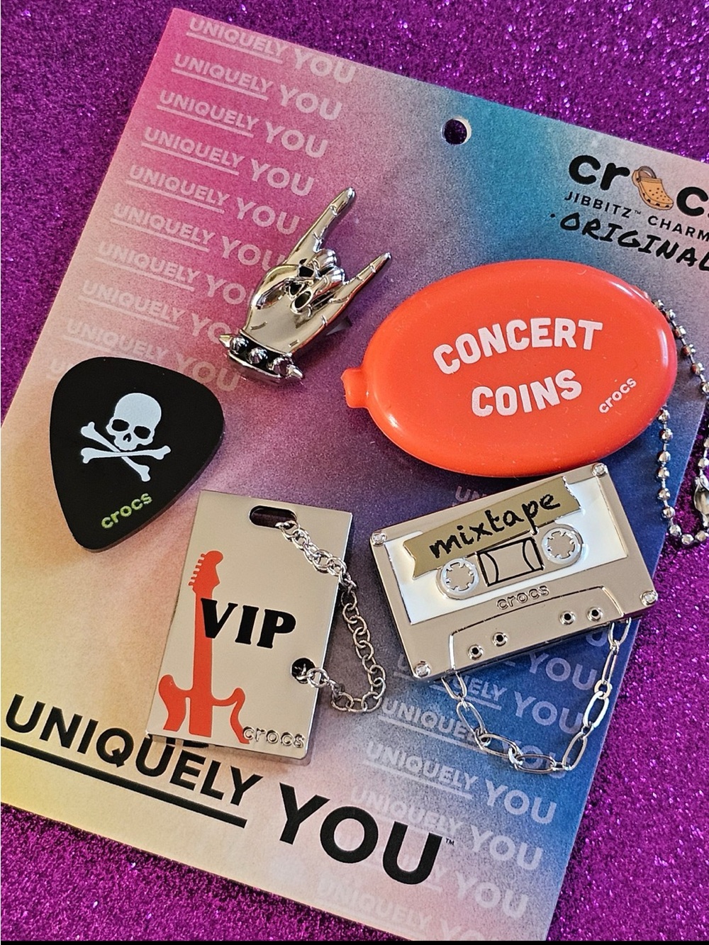 Band Jibbitz for Crocs New in Pkt Set of 5